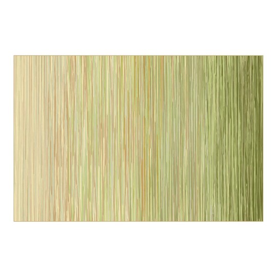 Kaplan Early Learning Company Sense of Place Nature's Stripes Carpet - Green - 4' x 6' Rectangle